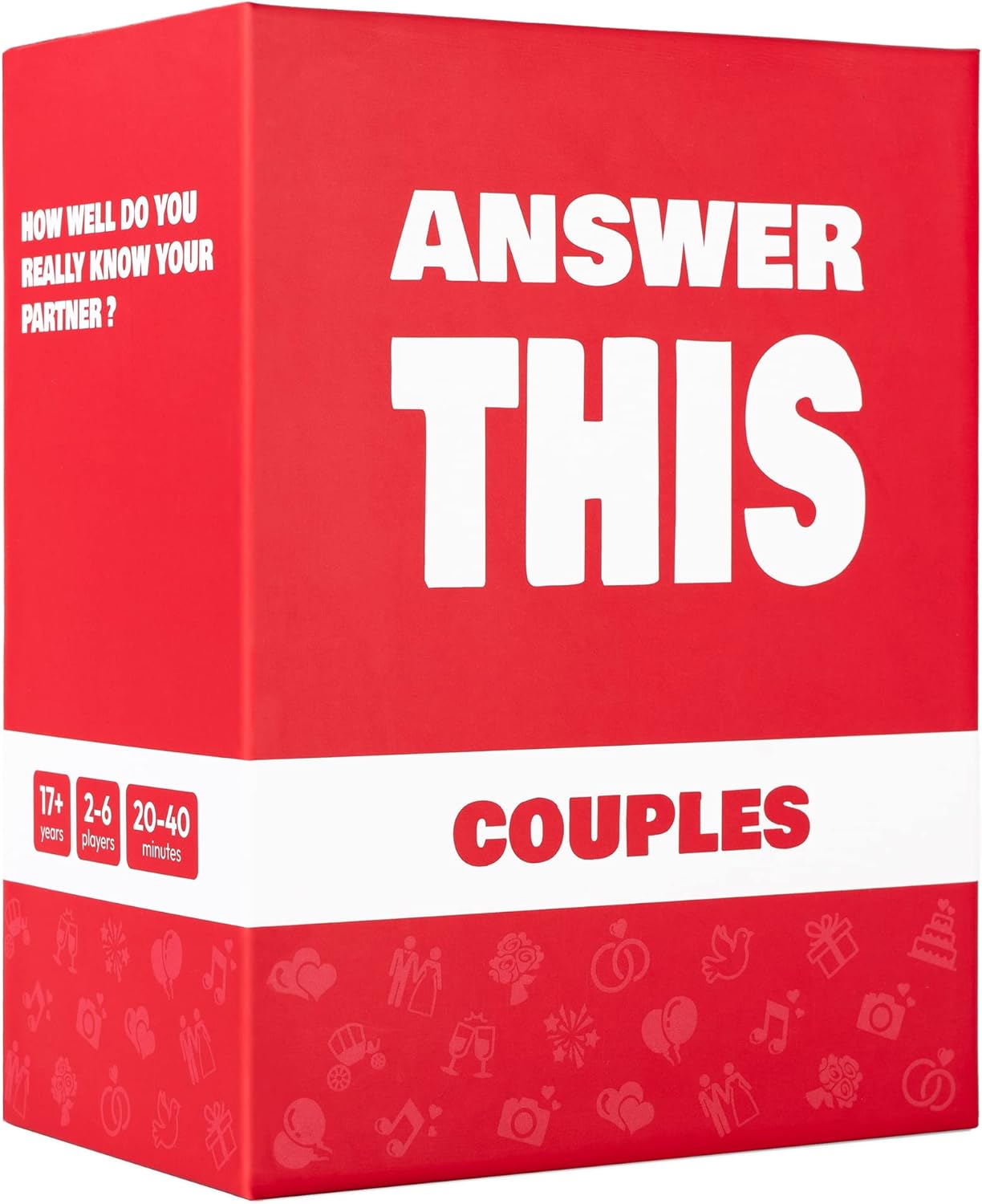 Answer This - Couples - How Well Do You Know Your Partner? - Relationship & Conversation Card Game for a Date Night or a Party - Cool Anniversary or Valentines Gift