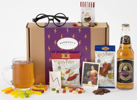 Burmont’s Exclusive Harry Potter Hamper: Non-Alcoholic Butterscotch Beer, Chocolate Frog, Bertie Bott’s Beans