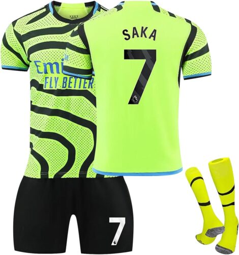 2023/2024 Football Team Kits: Kids and Men’s Short Sleeve Soccer Jerseys, Home/Away, Boys and Adults