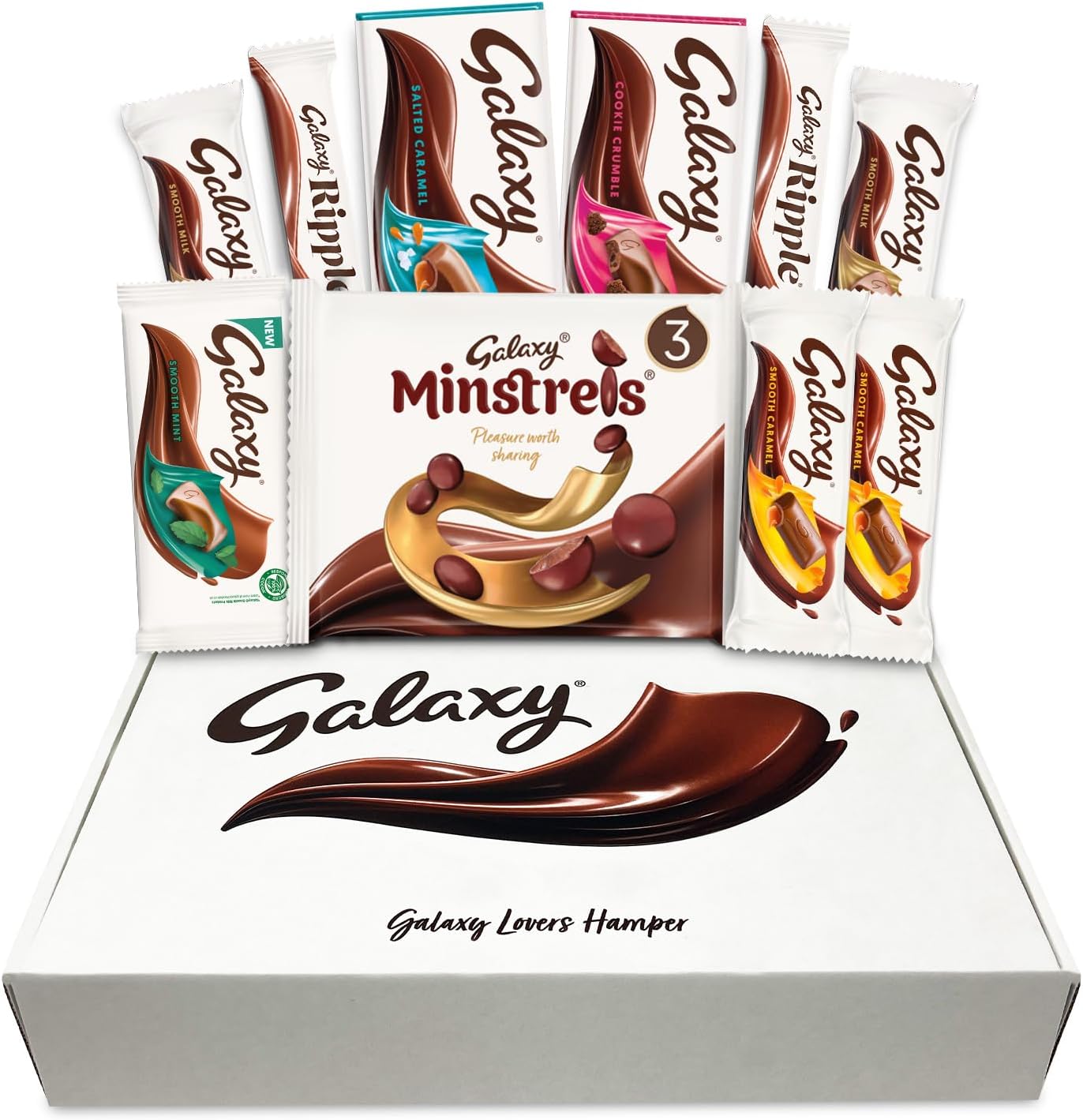 Galaxy Chocolate - Official Mars Chocolate Hamper - Amazing Selection Box Full of Galaxy Chocolates - Best choice of Chocolate Gifts for Women | 750g