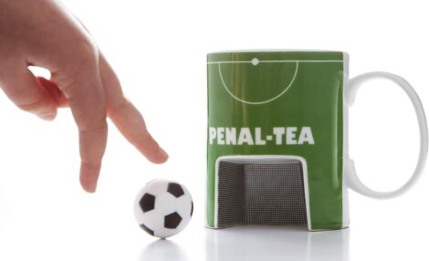 Boxer Gifts PenalTea Football Mug – Novelty ceramic mug with a football theme