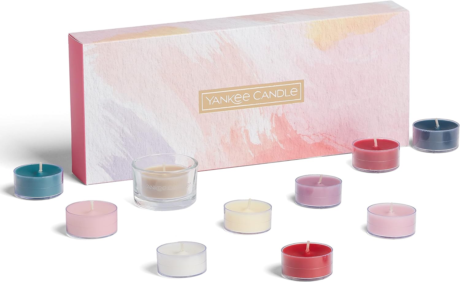 Yankee Candle Gift Set | 10 Scented Tea Lights & Holder in Gift Box | Art in The Park Collection | Perfect Gifts for Women