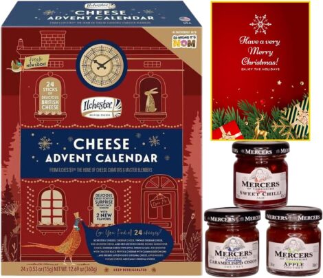 Ilchester Cheese Advent Calendar 2023: The World’s First Cheese Advent, 24 Cheese Selection, Gifts, and Chutney.