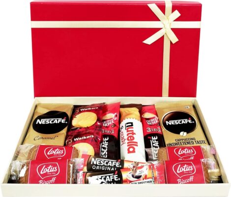 Coffee Gift Box – Instant Coffee, Biscoff Biscuits, and More for Perfect Coffee Lovers’ Gift.