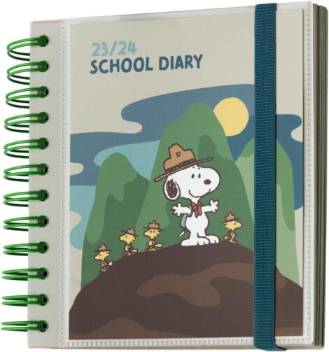 Snoopy 2023-2024 11-Month Academic Diary with Stickers & Gifts – Back to School Edition