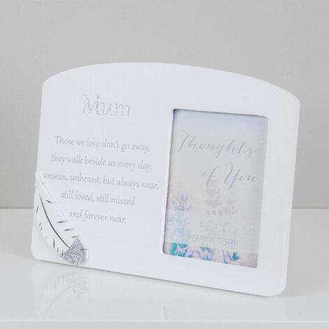 Mum Memorial Photo Frame: Remembrance Edition with Sentimental Verse