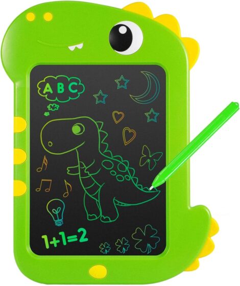 9-inch LCD Doodle Board: a Fun Dinosaur Drawing Pad for 3+ Year Old Kids’ Birthday Gifts.