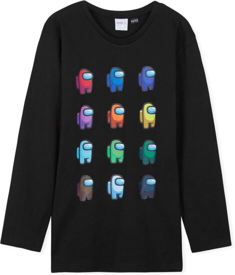 Gifts for gamers: Among Us Boys Long Sleeve Tee