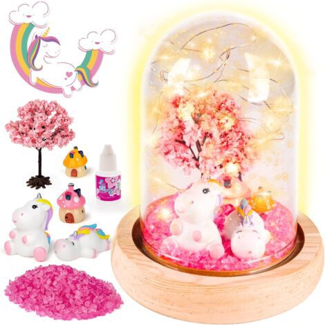 Handmade Unicorn Lanterns: Arts and Crafts Gift Set for Girls Age 4-10.