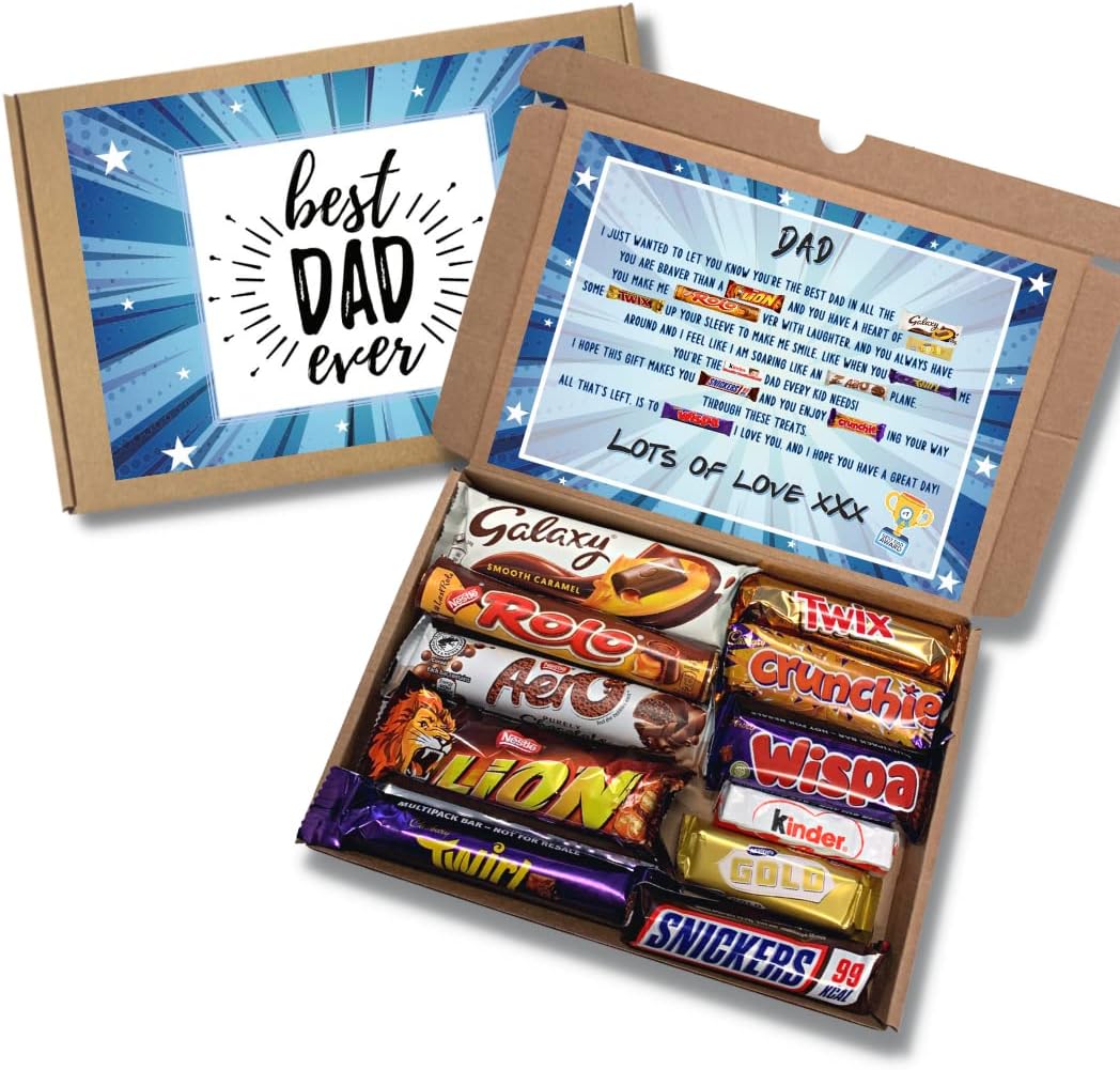 Fathers Day Chocolate Hamper | Dads birthday | Best Dad | Ultimate Chocolate Gift Box | Gift for Dad |