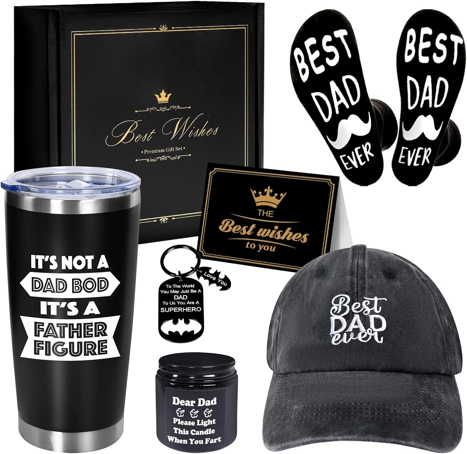 Tecanne Fathers Day Gift, Dad Birthday Gifts from Daughter Son, Presents for New First Time Dad, Best Gift Ideas for Dad Grandad