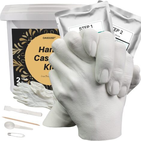 Hand Casting Kits for Couples – Mold and Create a Hand Statue with this DIY Kit for Weddings and Gifts.