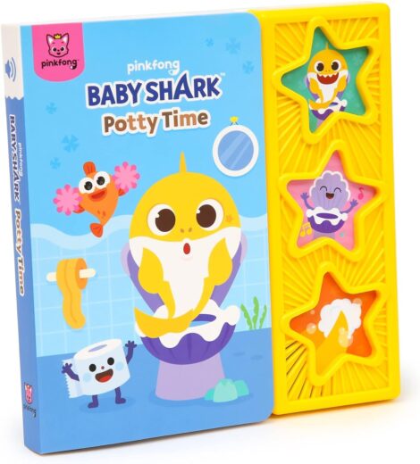 Baby Shark Potty Training Sound Book: Interactive Learning Toy, Ideal Baby Shark Gift for Toddlers.