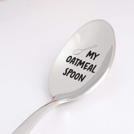 7-inch spoon gift for men and women who have everything, oatmeal lovers, and fitness enthusiasts.