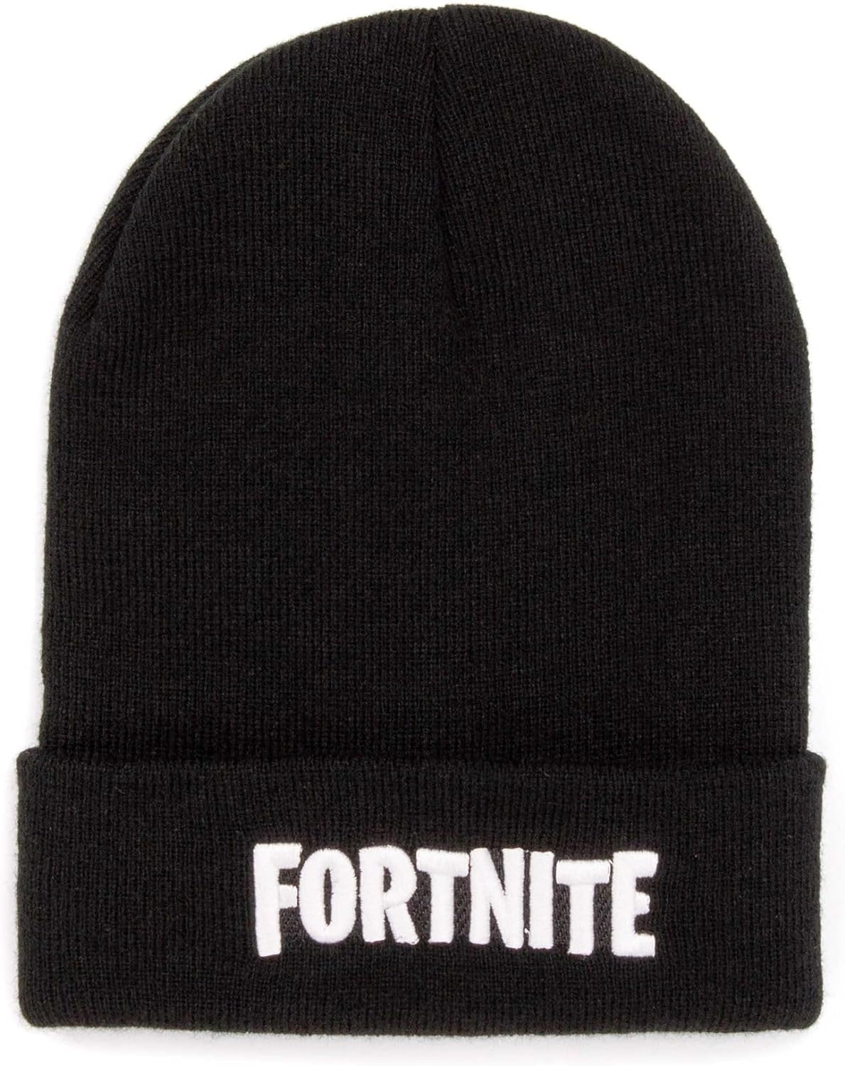 FORTNITE Beanie for Boys | Official Battle Royale Gaming Logo Black Hat | Game Merchandise