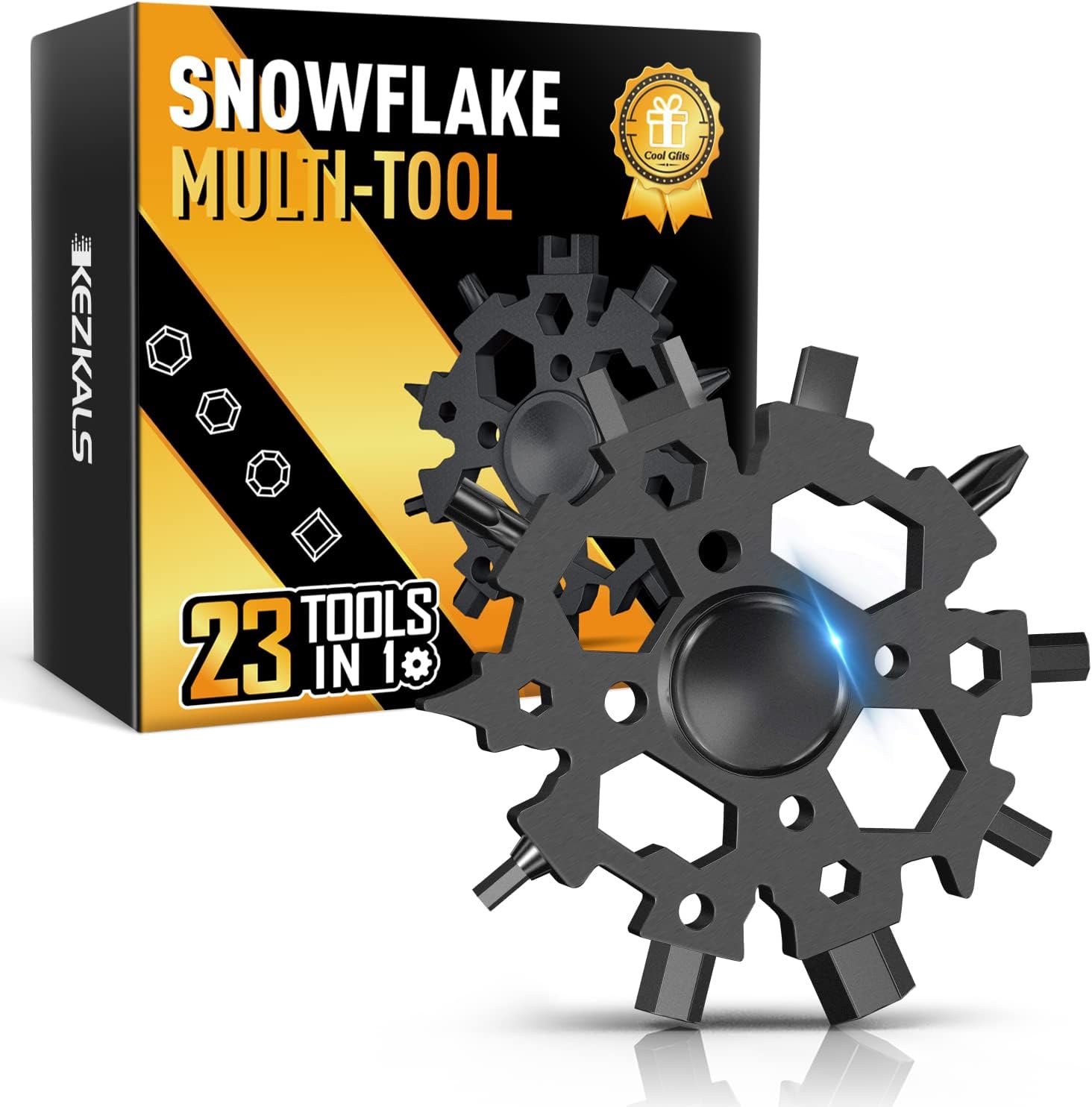 Secret Santa Gifts for Men, 23-in-1 Snowflake Multi-Tool, Gifts for Men, Stocking Fillers for Men, Mens Stocking Filler Gifts for Christmas, Gifts for Dad, Presents for Men, Christmas Gifts for Him