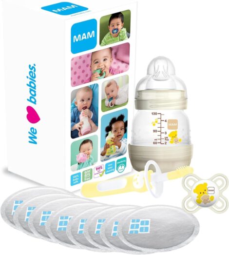 MAM Newborn Baby Box: Packed with Essential Gifts for Newborns.