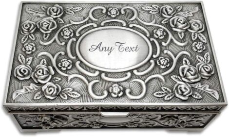 Customizable Jewelry Box for Women and Girls, Perfect Gift for Mothers Day, Wedding, Birthday, Christmas