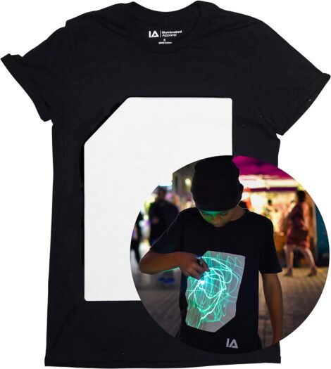 Original Glow-in-the-Dark T-Shirt – Light up Nights, Perfect for Parties & Festivals