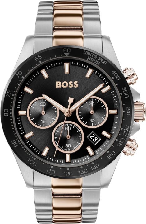 BOSS Men’s Quartz Chrono Watch – Hero (Under 15 words)