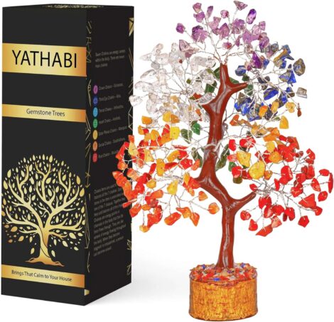 7 Chakra Tree – Positive Energy Crystal Tree – Tree of Life – Feng Shui – Spiritual Items