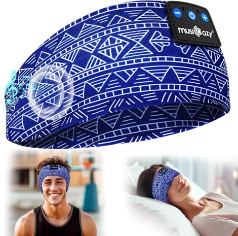 Sleep Headphones Bluetooth 5.2 Headband with HD Stereo Sound, Perfect for Sleeping, Yoga, Fitness