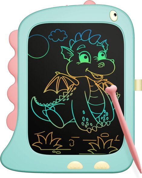 8.5″ Bravokids Drawing Tablet: Educational Toy for Girls and Boys, Perfect Travel Gift