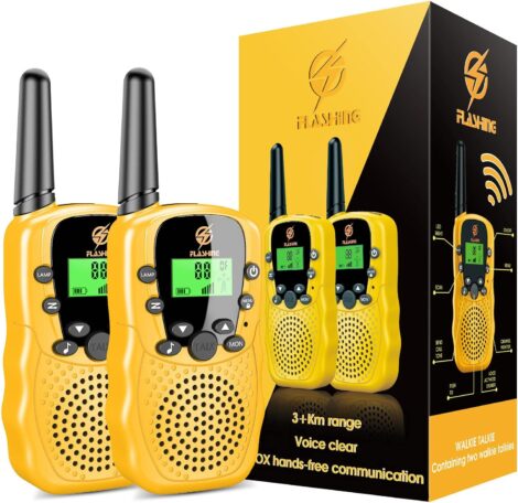 Qukir Kids Walkie Talkies – Fun Gift for Boys and Girls, Ages 3 to 10.