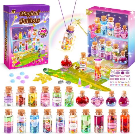 Veopoko Kids Magic Potion Set: 20 Creative Fairy Toys, Perfect Gift Craft.