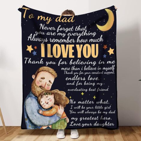 Dad’s Personalized Gift Blanket (51 * 60in)