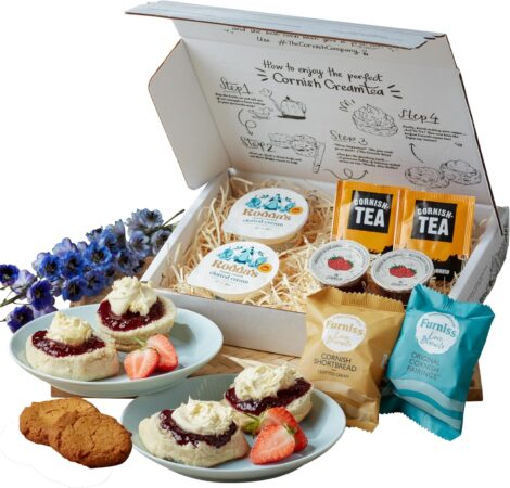 Cornish Tea for Two, Birthday Food Hamper Gift, Thanks or Xmas Gift