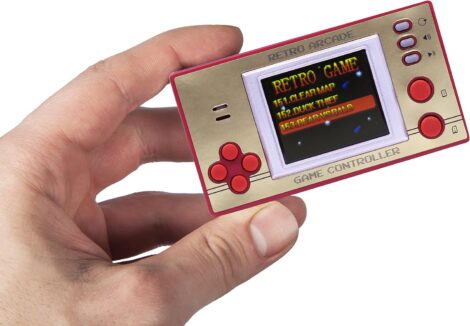 ThumbsUp! Retro Handheld Console with 150 Games, 8-Bit Graphics, Full Color LCD Screen