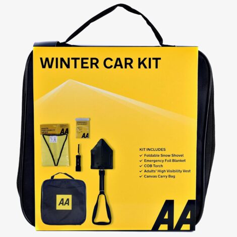 AA Winter Car Kit – Compact and Versatile Essential Tools – Convenient Storage Bag