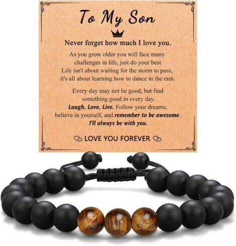 Gifts for Men – Bracelet for Boyfriend, Husband, Dad, Son, Uncle, Grandpa, Brother, Fiance. Perfect for Anniversaries, Birthdays, Christmas, Father’s Day, or any occasion.