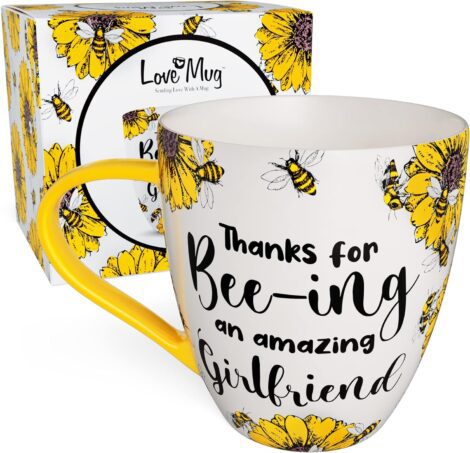 Romantic Love Mug® for Girlfriends: Perfect Christmas and Gift Ideas, 400ml, from Award-Winning Retailer.