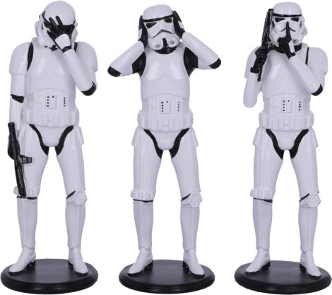 Nemesis Now Original Stormtrooper Wise Sci-Fi Figurines, White, 14cm (15 words)