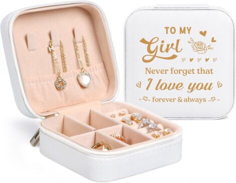 Pandasch Romantic Jewelry Box: Personalized Love Gifts for Her Girlfriend