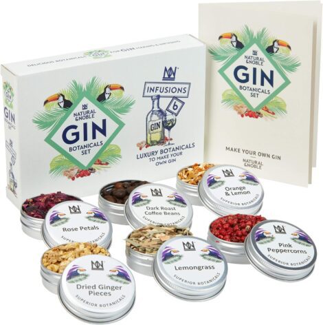 Gin Infusions Kit – 6 Premium Botanicals and Spices for Perfect Gin.