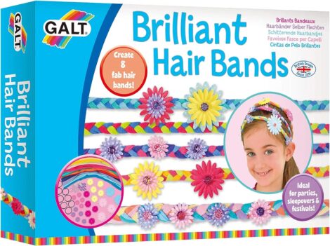 Galt Brilliant Hair Bands Craft Kit – Fun for Kids 6+ Years!