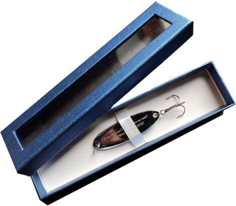 Custom Laser Engraved Fishing Lure – Ideal Gift for Anglers!