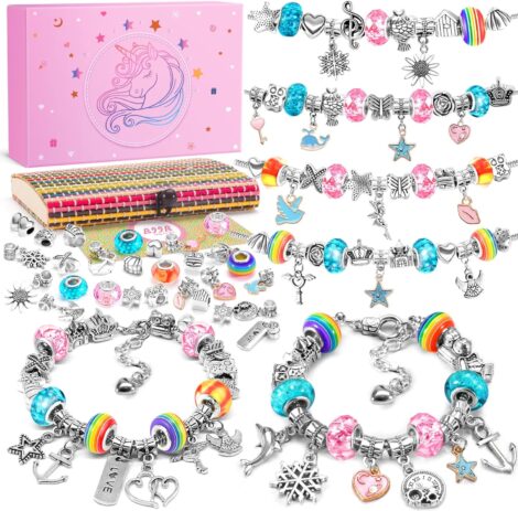 BIIB Jewelry Bracelet Making Kits: Perfect Unicorn Gifts for Teenage Girls (Ages 5-12)