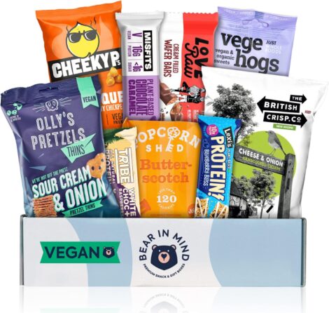 Ultimate Vegan Treats Hamper: Premium Gift Box for Men & Women – Vegetarian Hamper Gifts