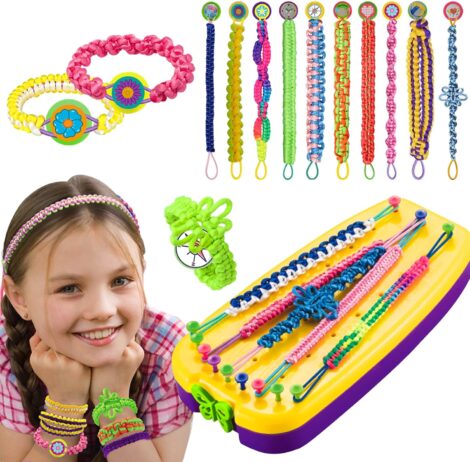 UUEMB Friendship Bracelet Kit: DIY Craft for Teen Girls 7-12yo, Perfect Gift for Birthday & Parties