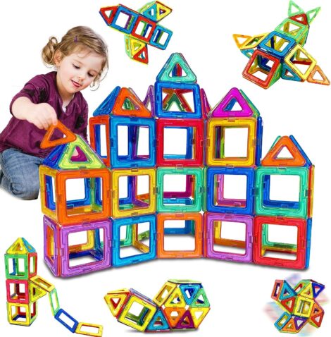 38-piece Magnetic Building Blocks – Educational Magnetic Toys for Kids Ages 3 and up