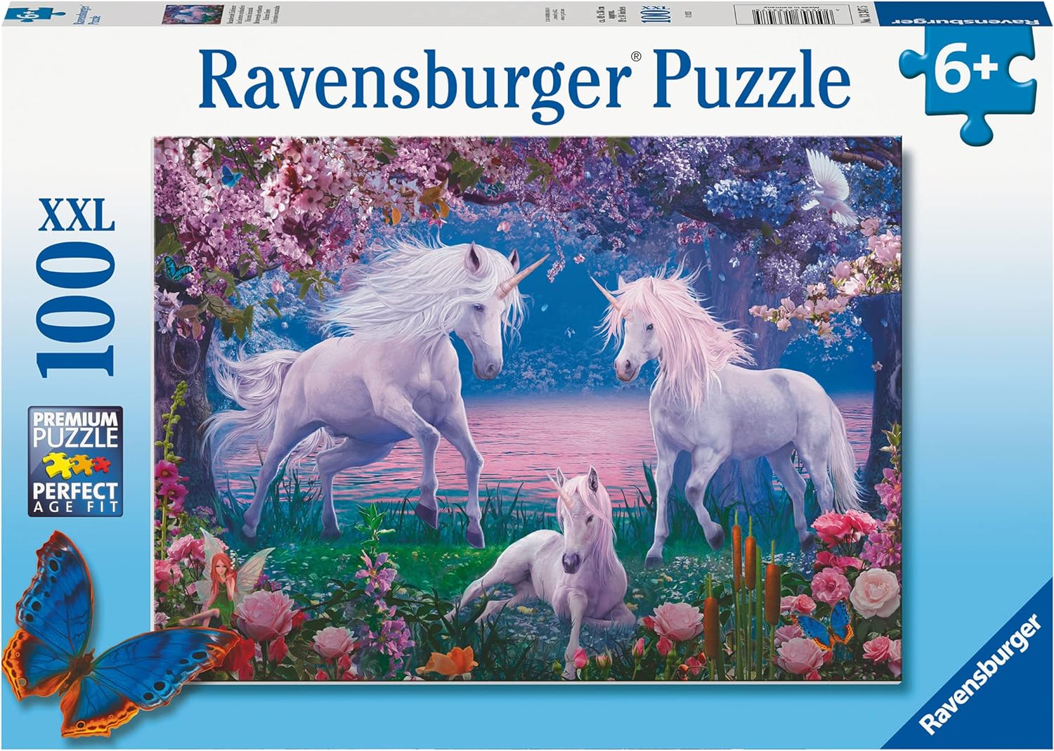 Ravensburger Unicorns 100 Piece Jigsaw Puzzle for Kids Age 6 Years Up