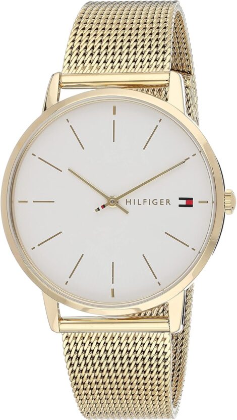 Tommy Hilfiger Women’s Stainless Steel Mesh Bracelet Quartz Watch