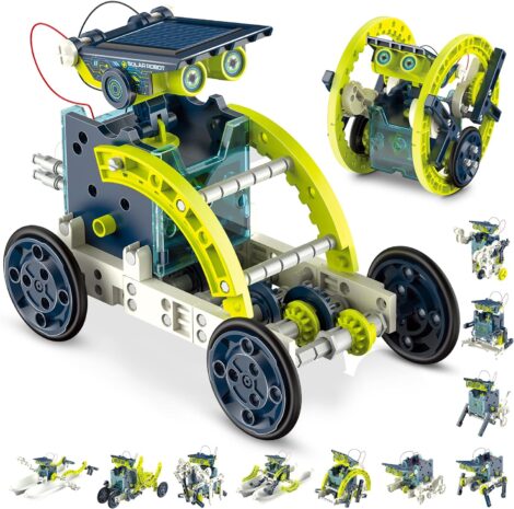 STEM Solar Robot Kit – DIY Building Toy for 10-13 Year Old Boys and Girls