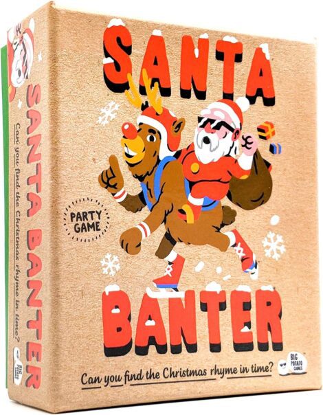 Santa Banter, a festive and amusing board game for families, is the standalone Christmas edition of Obama Llama Rhyme Series.