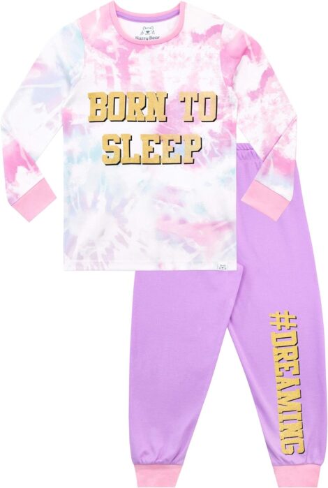 Harry Bear Tie Dye Girls PJs