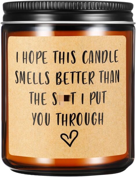 Christmas presents for mother from child or daughter-Best gifts for parents, friends, sister, and dad-funny birthday gifts for mom, scented candles-Valentine’s gifts (English pear & Freesia)